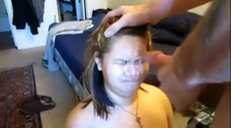 Kız arkadaş yüze boşalmayı beğeniyor