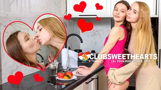 Kahvaltıda amcık! Clubsweethearts için Annastejsa Cherry ve Kitty Doll88