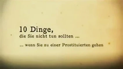 10 Dinge, die man bei einer Prostituierten nicht tun sollte