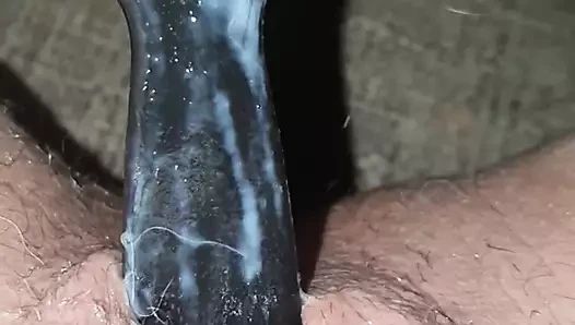 Ich buerste mich bis zum Orgasmus