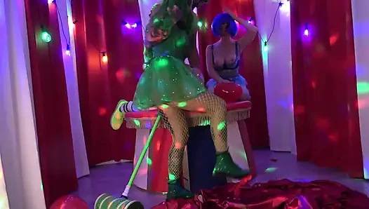 Azgın palyaçolar balon fetişi oyunu