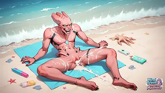 Alien Beach Bonanza: Mind Break'in büyük boşalma sahnesi
