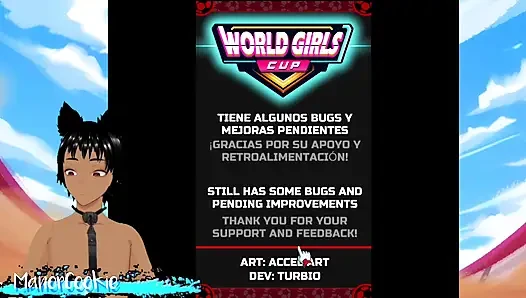 World Cup Girls - A FIFA world cup game and Mexico has challenged us and we might get a special blow job!