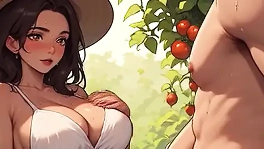 Waifu bahçede bayan bakış açısı - külot bir kenara penetrasyon ve bank yakın çekim sikiş (önizleme)