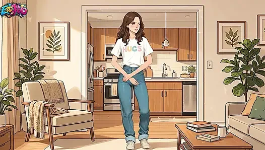 Kız Arkadaşımın Kız Kardeşiyle (19) Hentai Anime Izlerken Onunla Yattım