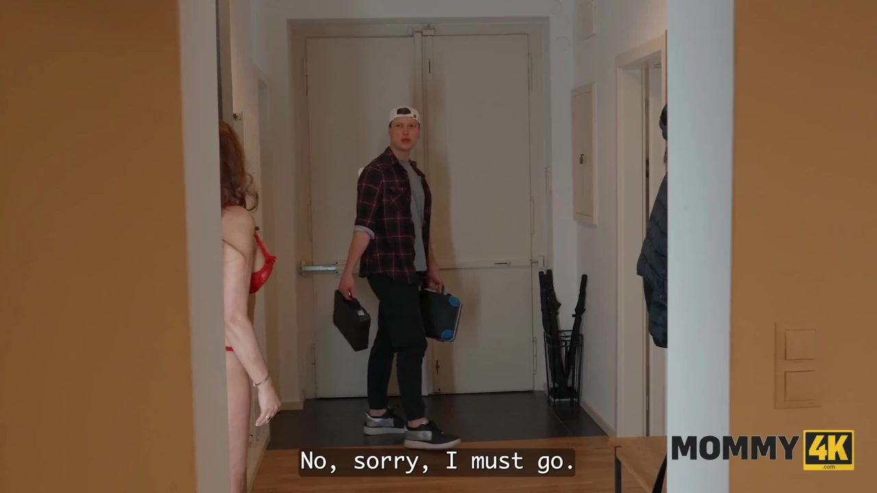 MOMMY4K. Honey, call me later – your Boyfriend is fucking me in your bed