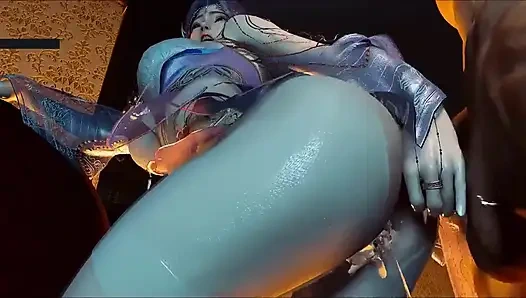 Büyülü fantezi kıvrımları tanrıçası - 3 boyutlu animasyon hentai