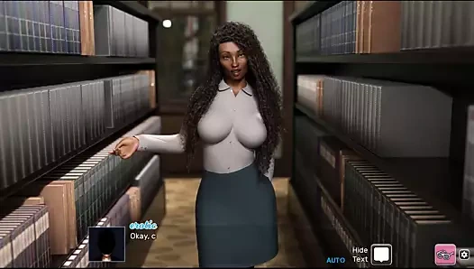 Uyanan genç aptal öğrenci öğretmenden not alır