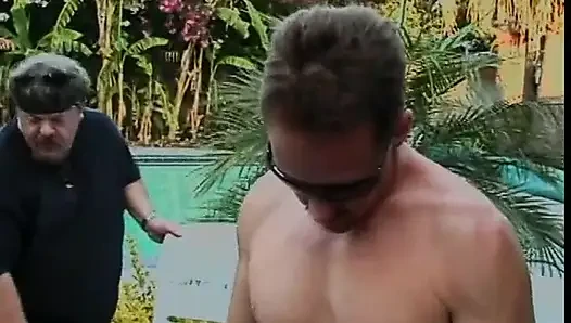 Hot blonde slut gets fucked hard from behind