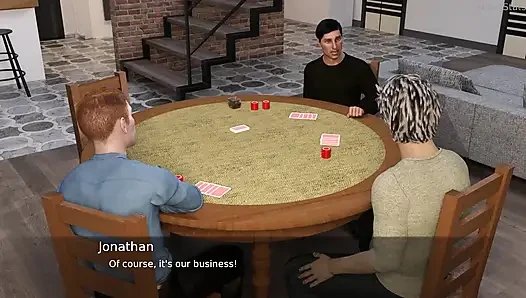 Ateşli evli kadın: arkadaşlarıyla poker oyununda ve arkadaşının seksi göt karısını kontrol ediyor 3. sezon 18. bölüm
