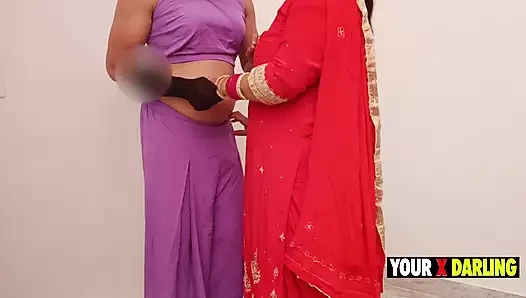 Eski erkek arkadaş kız kıyafeti giyiyor evlilik gününde kız arkadaşını sikiyor