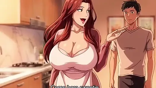 Big tits stepmom teaching her stepson the pleasures of intimate touch