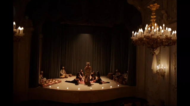 Dansçı sahnede çıplak gitmeden önce dalga geçiyor