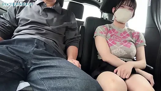 Car Encounter with a Busty Beauty. an Intimate Lesson That Ends in an Overwhelming Finish