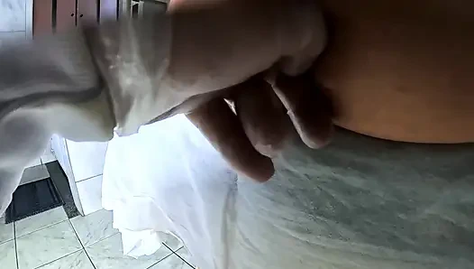 Küçük kör kadın jinekologun amcık yalama ve anal penetrasyon ile orgazm oldu.