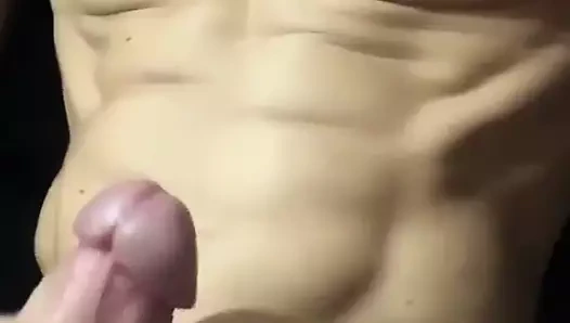 Sıcak kaslı adam mastürbasyon kapalı