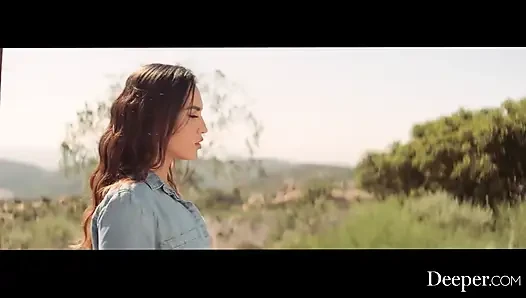 Daha derine. Hippi kelsi monroe iş adamına vahşi hayatı gösteriyor
