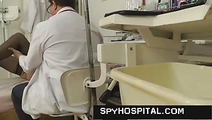 Esmer tanrıça jinekolog check-up casus kamera videosunu sızdırdı