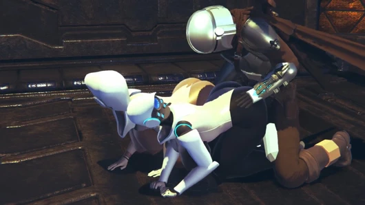 Din djarin 2 haydee robotuyla eğleniyor : starwars the mandalorian ve haydee crossover parodisi