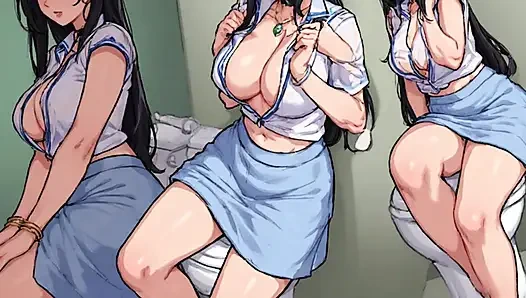 Hintli köy öğretmenleri bir araya geliyor ateşli video