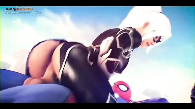 3 boyutlu seks videosunda farklı karakterleri sikiyor