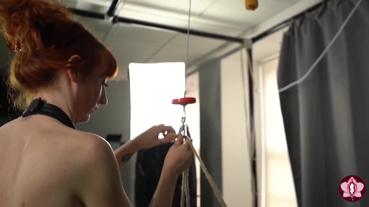 Bastinado Balance Heels Earn Slave Mila a Harsh Caning in Bondage Predicament
