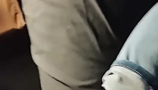 Beyaz meyveli ayak bileği çorapla mastürbasyon çorapla ayakla muamele - çoraplara boşalma
