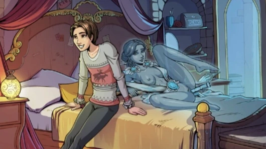 Sürtük bakire bir hayalet ilk kez seks yapmayı anlatıyor - masum cadılar