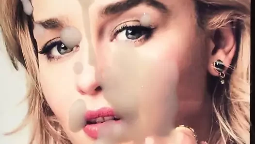 Emilia clarke yüz boyama boşalmak haraç 1