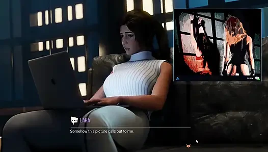 Croft Adventures Oyunu Hentai Parodisi Bölüm 8 Sürpriz Kütüphaneci BDSM Online Yapacak!