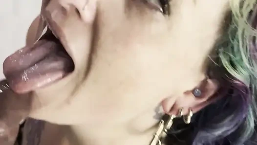 Gırtlağına kadar büyük zenci