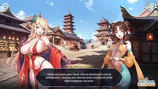 Harem fantezisi - sapık ninja kaydırma oyunu bölüm 1 - Kagura köyüne giriyor