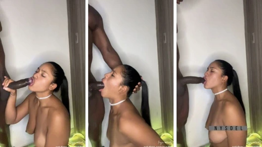 Büyük zenci yarağının tüm döllerini alıyor -amatör çift- nysdel