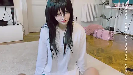 Deathnote yeniden hayal edildi, l yagami'yi emiyor ve sikiyor