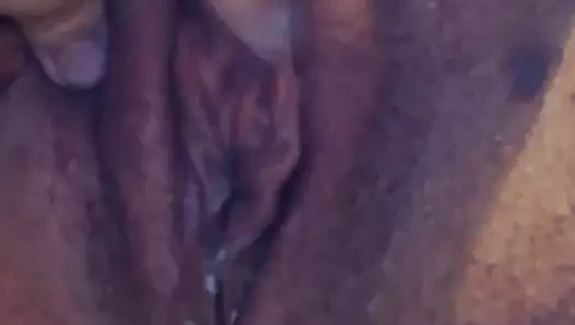 Büyük ıslak kedi fışkırtma