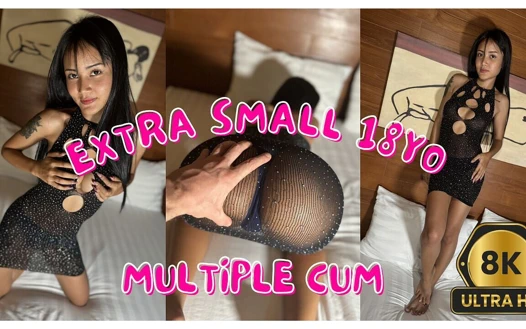 Ekstra Küçük 18 Yaşındaki Çoklu Boşalma