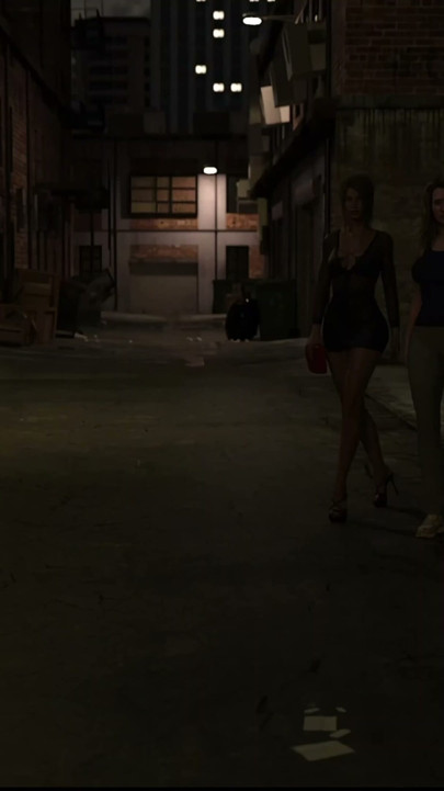 Awam gerçek sikiş - Sophia ve Patricia ıssız bir sokakta grup seks yapmak için bir plan yapıyor.