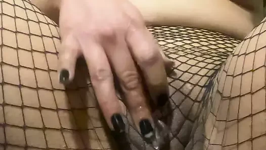 Azgın latina ağları ile Mastürbasyon yaparken kremsi kedi biter yukarı