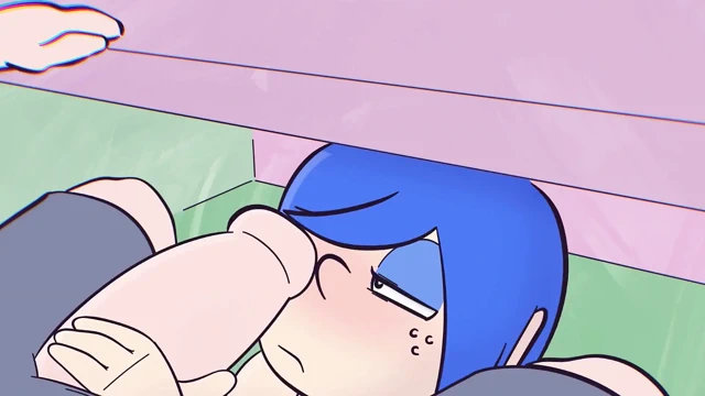 Restoranda masanın altında hızlı sakso (parodi çizgi film)