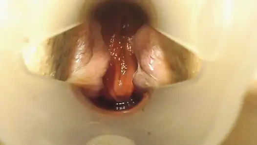 Göt deliğimin içinde göster ve ıslak orgazm