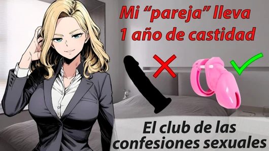 İspanyol sesi, erotik hikaye. Erkek arkadaşım yıllardır bekaret kemeri takıyor. Dildo kullanıyoruz, yarağına gerek yok.