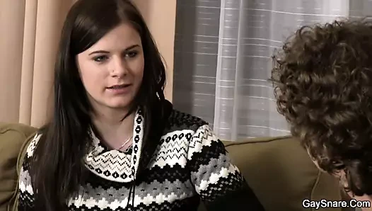 Curly oğlan kandırdın içine eşcinsel horoz binicilik kadar boşalmak