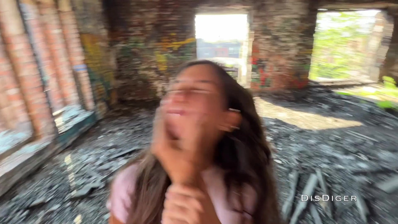 Caught a daring bitch at the old factory and fucked in the ass