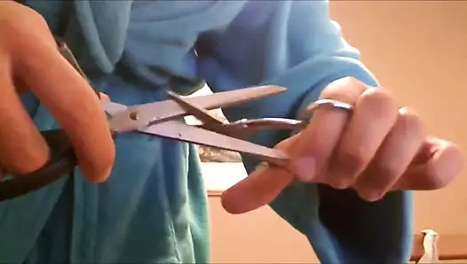 minyon üzerinde olgun makaslama