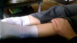 kadın bacak sürtünme 2