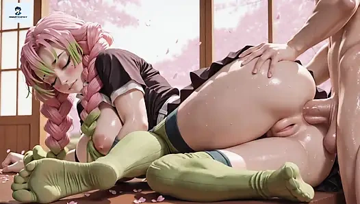 Mitsuri Kanroji- demon slayer anal com pés meias gozada