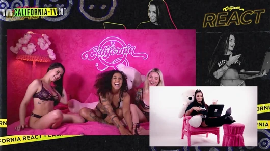 Monique Bertoline REACTS to the 'Naughty Girls of Brazil'!  Plug in the Asshole, Toys and Lots of Banging!