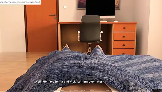 Misafirime susadım, laura'yı spor salonunda ve başka birini dairemde siktim ve telefon seksi