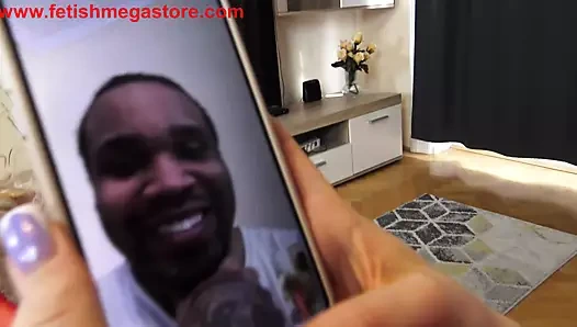 Aldatılan kadın kılıklı kadın ırklararası ayak aşağılaması!