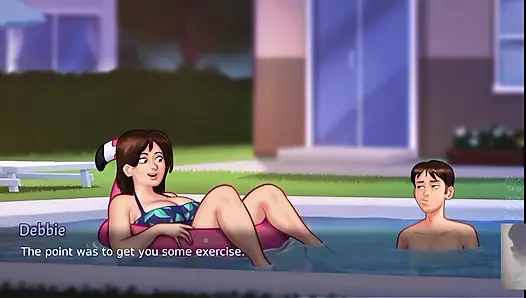 MILF STEP-MOM WAS SURPRISED! I FUCK HER IN SWIMSUIT! SUMMER TIME SAGA
